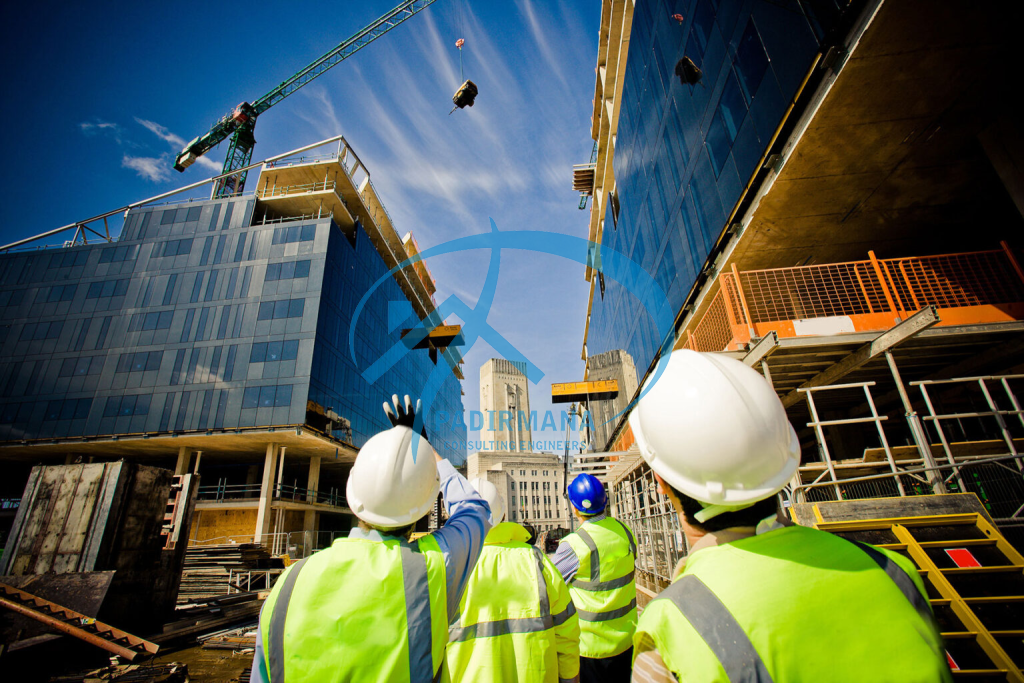 مهندسین مشاور در حال برنامه ریزی پروژه عمرانی